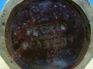 Antique Peoria Pottery Stoneware Jar Wax Seal Crock N21  
