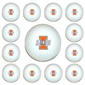  Illinois Fighting Illini Dozen Pack Golf Balls