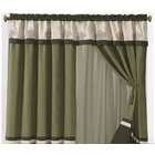   Windows Curtains / Drapes / Panels with Sheer Linen Valance