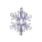   Tree 20 Silver Wire Snowflake with Battery Box; 22 White LED Lights