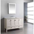 Simpli Home 48 Chelsea Bathroom Vanity with White Marble Top