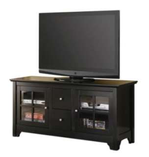 52 in. Solid Wood TV Console with 4 Doors  Walker Edison For the Home 