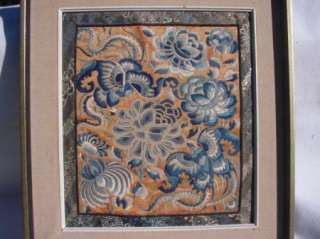 ANTIQUE CHINESE EMBROIDERY WITH FORBIDDEN STITCH  
