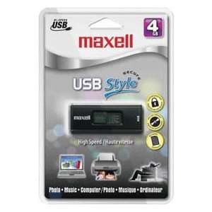  Maxell Corporation of America, MAXE USB Style Drive 4GB 