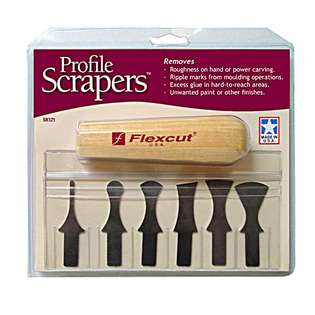 Flexcut Wood Carvers Profile Scraper Set Includes 6 Blades at  