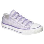   Girls Chuck Taylor All Star Stretch Lace Oxford Athletic Shoe   Purple