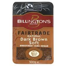 Billingtons Fair Trade Dark Brown Sugar 500G   Groceries   Tesco 
