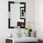 decor wonderland frameless designer bathroom and wall mirror