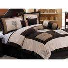   Embroidery Patchwork Comforter Set / Bed in a bag King Size Bedding