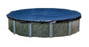 BLUE Winter Round Above Ground Swimming Pool Cover 18  