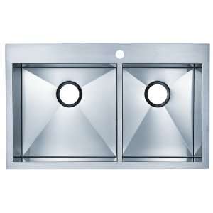   Inch Bowl Undermount Sink with Ledge, Satin Polished