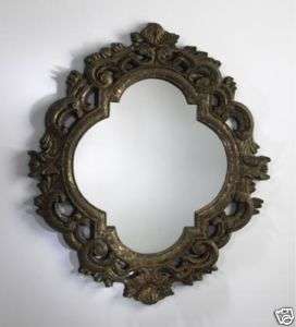 European Style Wood Mirror  