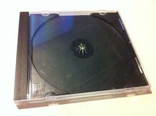 CD DVD JEWEL CASE STANDARD BLACK TRAY  