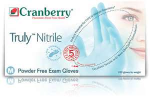 Cranberry Truly Nitrile Exam Gloves  