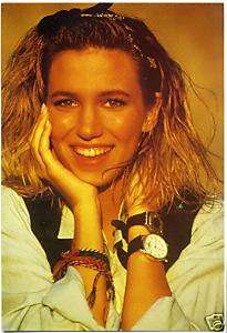 DEBBIE GIBSON   Great Old 1980s Image on Postcard  