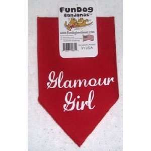  Glamour Girl Bandana, Red  1 size fits most (22x22x31 