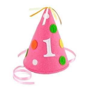   By Creative Converting Pink Polka Dot #1 Felt Hat 