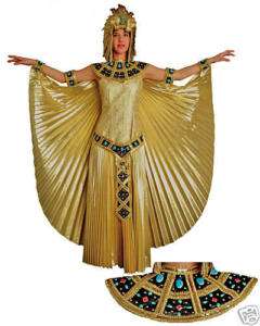 CLEOPATRA EGYPTIAN QUEEN COSTUME SMALL MEDIUM LARGE  