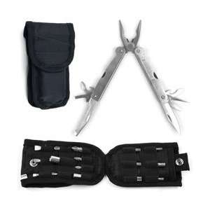  18 piece set Multi Tool Pliers with 16 Bits and Case 