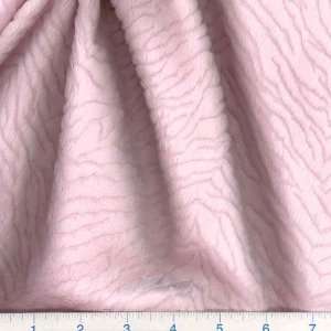  58 Wide Minky Silky Baby Pink Fabric By The Yard: Arts 