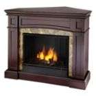 SEI Carrington Convertible Ivory Gel Fireplace