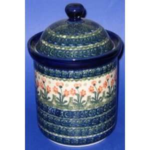  Polish Pottery 8 1/2 Canister