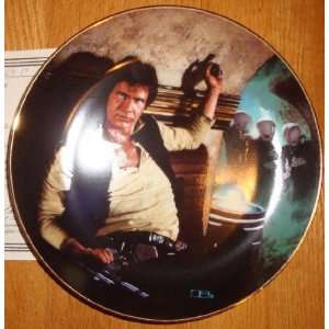  Star Wars HAN SOLO in Cantina Collectors Plate Everything 