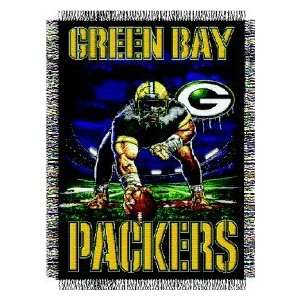  Green Bay Packers 48x60 Woven Tapestry Throw Blanket (3 Point 