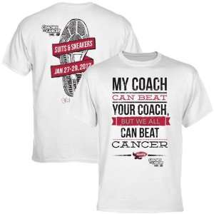  Saint Josephs Hawks Coaches vs. Cancer T Shirt   White 