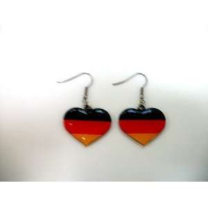  Germany heart shaped earrings 
