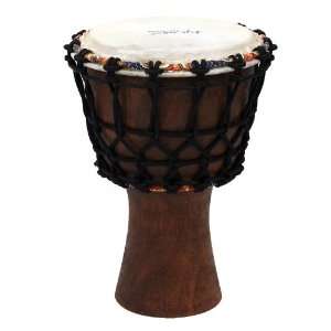  6 Hand Carved Childs African Djembe Musical Instruments