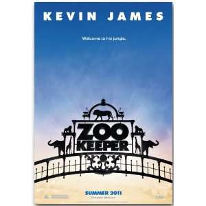  Zookeeper Poster   Promo Flyer   11 X 17 2011 Movie Kevin 