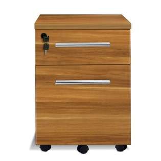 The Ergo Office Pure Office 2 Drawer Mobile Pedestal   Laminate Finish 