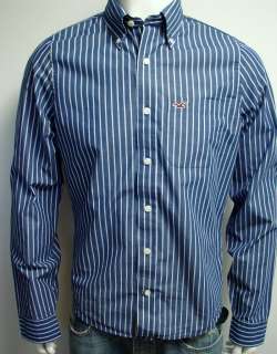   Mens Classic Striped Button Up Shirt 100% AUTHENTIC 2011 SMALL