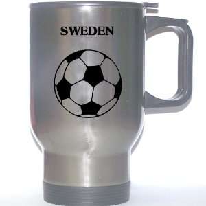    Swedish Soccer Stainless Steel Mug   Sweden 