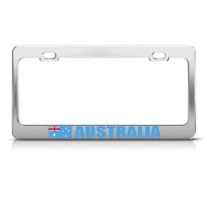   Country license plate frame Stainless Metal Tag Holder Automotive