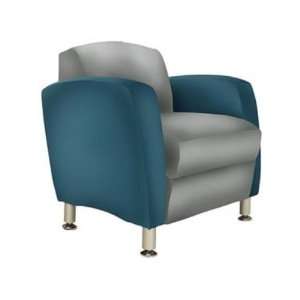 Metal Leg Lounge Chair Two Tone Gr 1:  Home & Kitchen