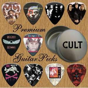  The Cult Premium Guitar Picks X 10 In Tin (0) Musical 