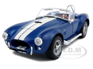 1965 SHELBY COBRA 427 BLUE 1:24 DIECAST MODEL CAR  