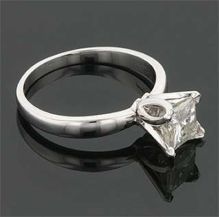 82 CT 14KW MOISSANITE TULIP SOLITAIRE STYLE RING  