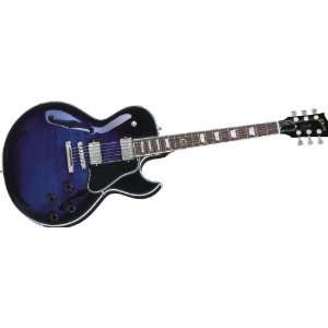  Gibson Custom Es 137 Classic Electric Guitar Blue Burst 