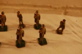 Several grouping of Britains & other toy soldiers, vintage model kits 