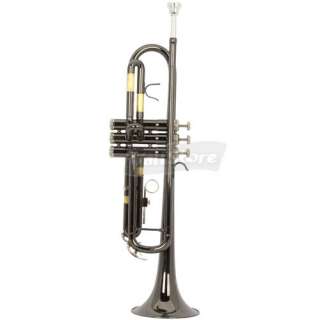   Bb Trumpet Black Nickel Plating with Mouthpiece High Quality  