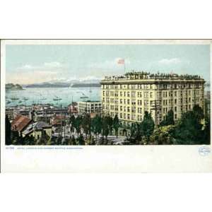   Seattle WA   Hotel Lincoln and Harbor 1900 1909
