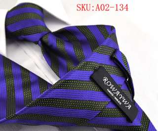 10pcs mens jacquard woven silk tie neckties cufflinks  