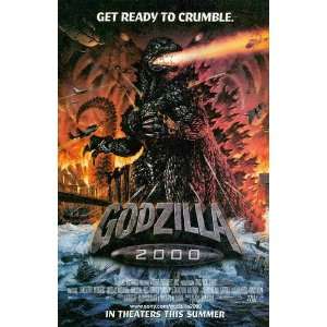 Godzilla 2000 Get ready to Crumble with a UFO Great Original Print 