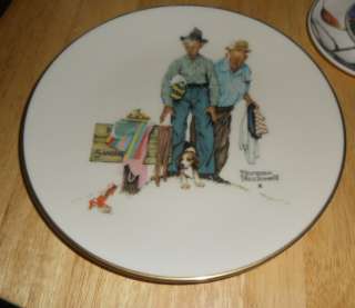 Norman Rockwell Spring  Sweet Surprise Plate  