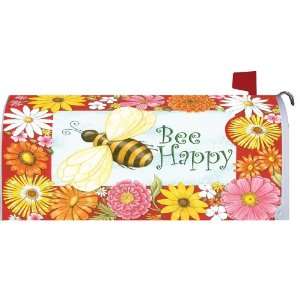  Mailbox Cover Bee Happy Flowers By Custom Decor 18x21 