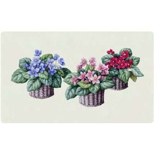   Gardens 10091 Violet Baskets Residential Post Mount Strong Box Mailbox