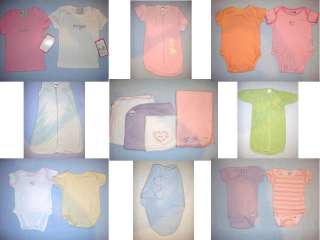Infant Girl Fall & Winter Blankets & Buntings & Onesie Lot Size 0 6 